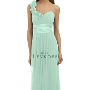 Bill Levkoff One Shoulder Dress